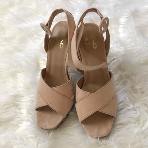 EUC Mix No 6 Platform Heels